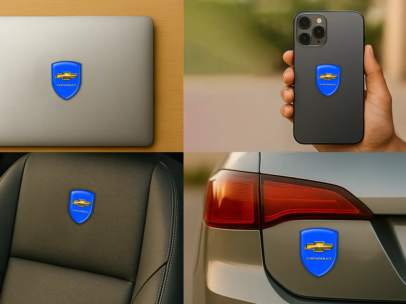Chevrolet Heckscheibenaufkleber Limitiert Edition Robust